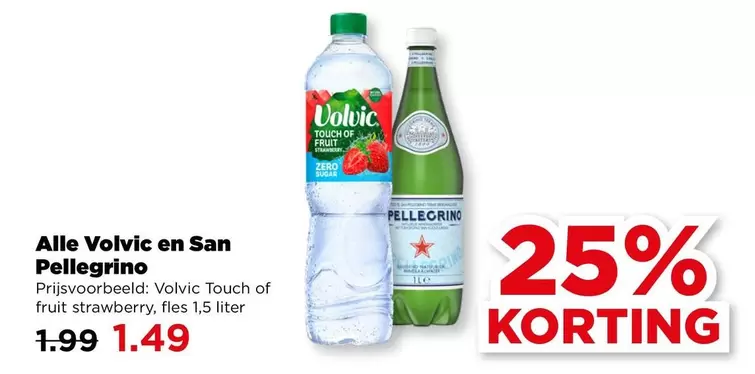 Volvic en San Pellegrino