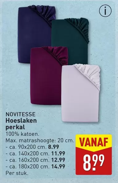 max - Hoeslaken perkal