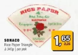 Rice Paper Triangle