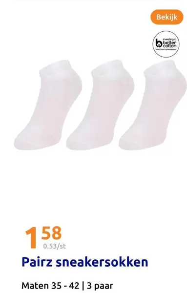 Pairz sneakersokken