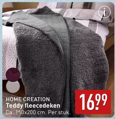 Teddy fleecedeken