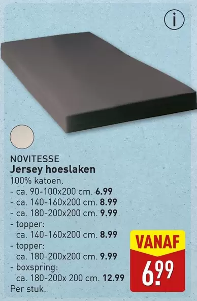 Topper - Jersey hoeslaken