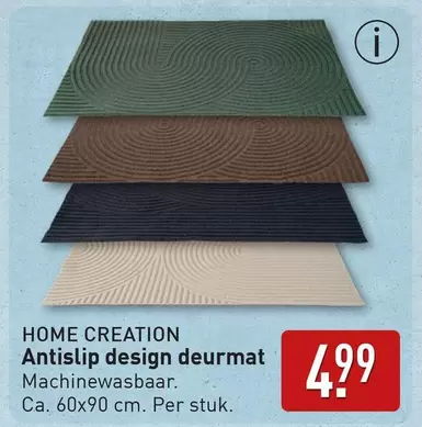 Design - Antislip design deurmat