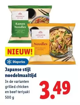 De - Japanse stijl noedelmaaltijd