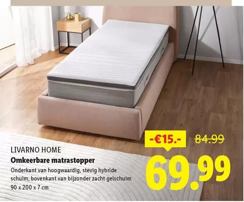Omkeerbare matrastopper