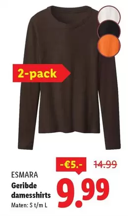 Geribde damesshirts