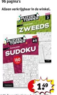 De - Zweeds, Sudoku