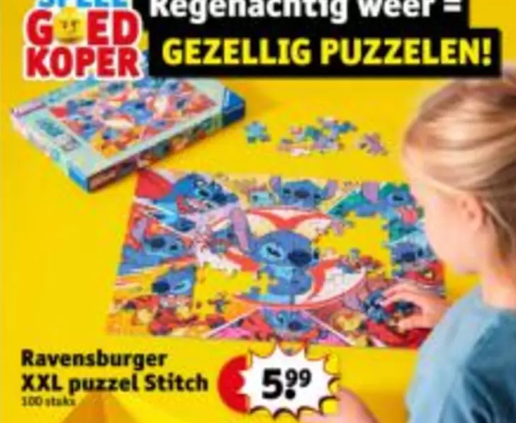XXL puzzel Stitch