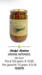 Op - GROENE ASPERGES