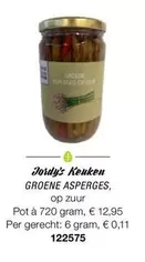 Op - GROENE ASPERGES