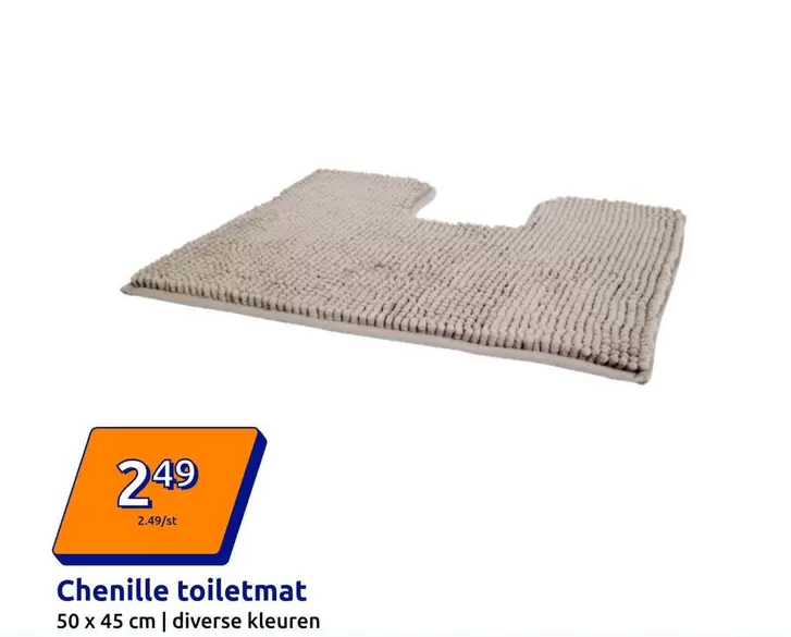 Chenille toiletmat