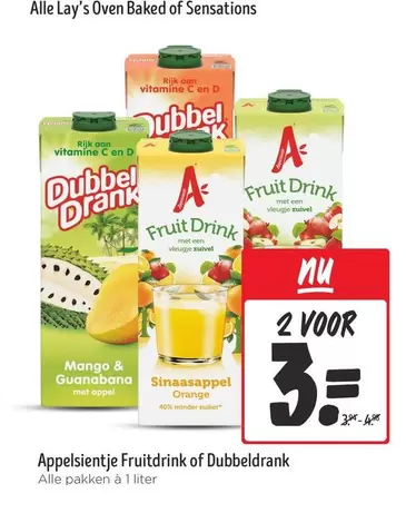 Lay's - Fruitdrink of Dubbeldrank