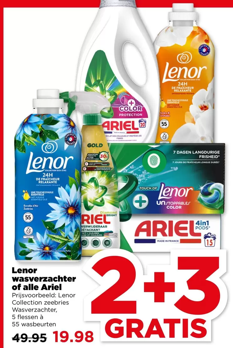 De - wasverzachter of alle Ariel