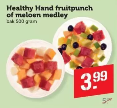Healthy Hand fruitpunch of meloen medley