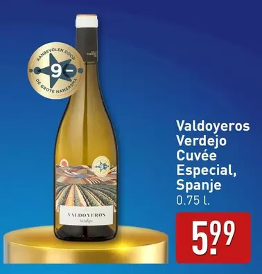 De - Valdoyeros Verdejo Cuvée Especial, Spanje