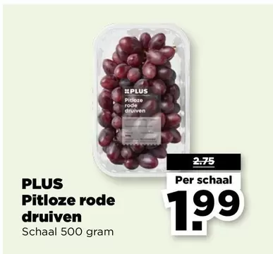 Pitloze rode druiven