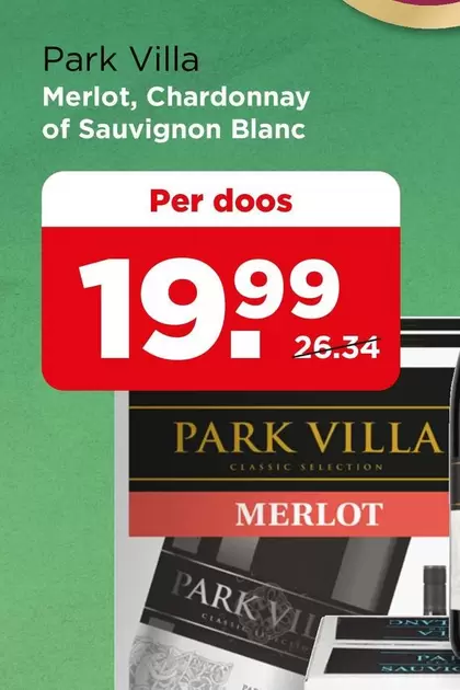 Park - Merlot, Chardonnay of Sauvignon Blanc