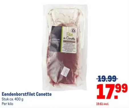 De - Eendenborstfilet Canette