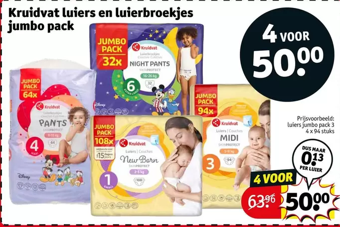 Jumbo - Luiers En Luierbroekjes  Pack