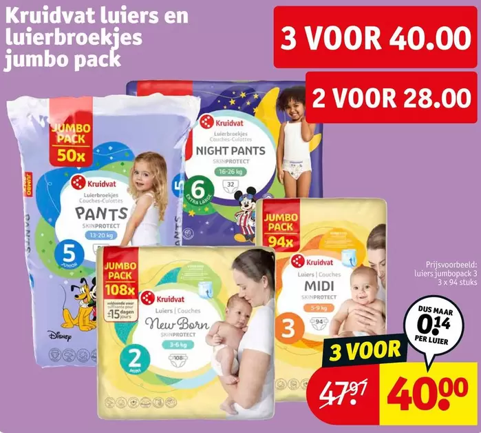 Jumbo - Luiers En Luierbroekjes  Pack