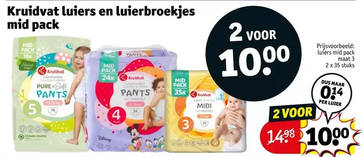 Natural - Luiers En Luierbroekjes Mid Pack