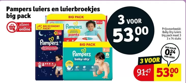 Pampers - Luiers En Luierbroekjes