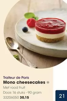 De - Mono cheesecakes