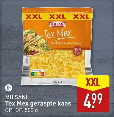 Mix - Tex Mex geraspte kaas
