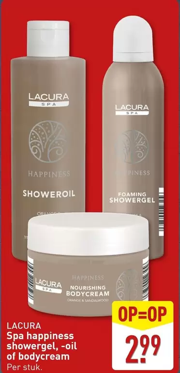 Spa -  happiness showergel, -oil of bodycream