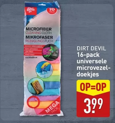 mega - 16-pack universele microvezel-doekjes