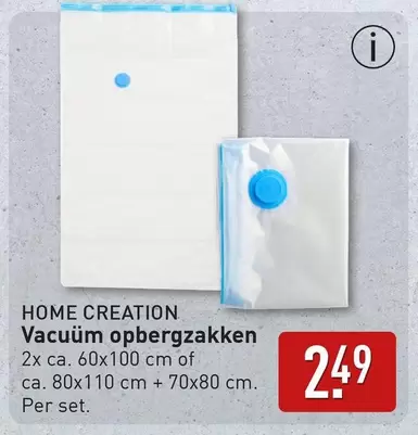 Vacuüm opbergzakken