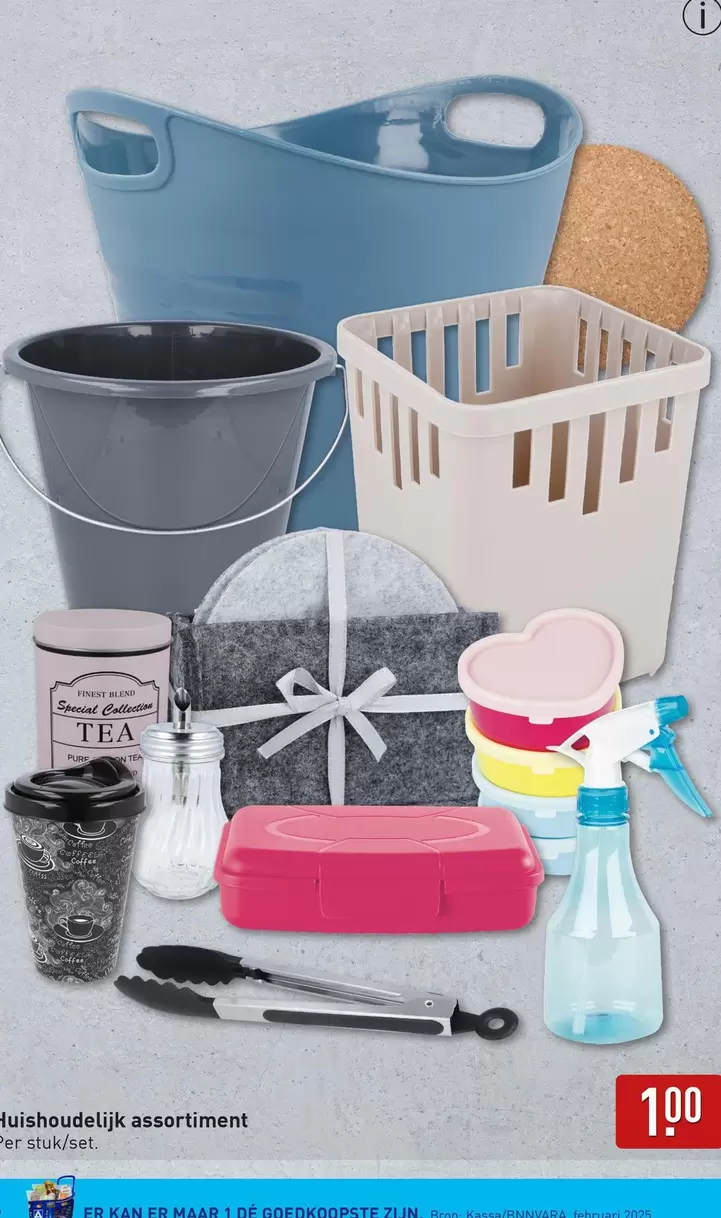 Huishoudelijk assortiment