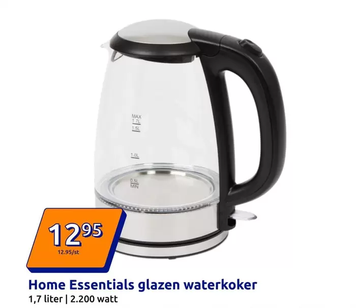 max - Glazen Waterkoker
