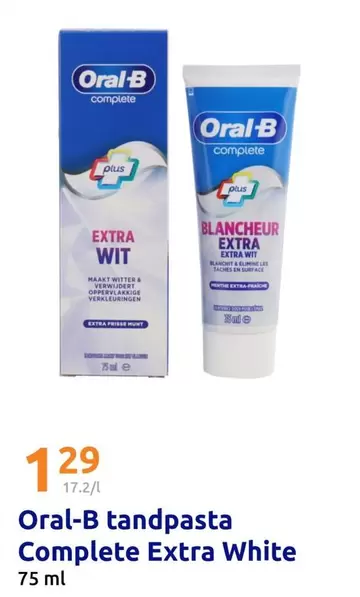 Oral-B - tandpasta Complete Extra White