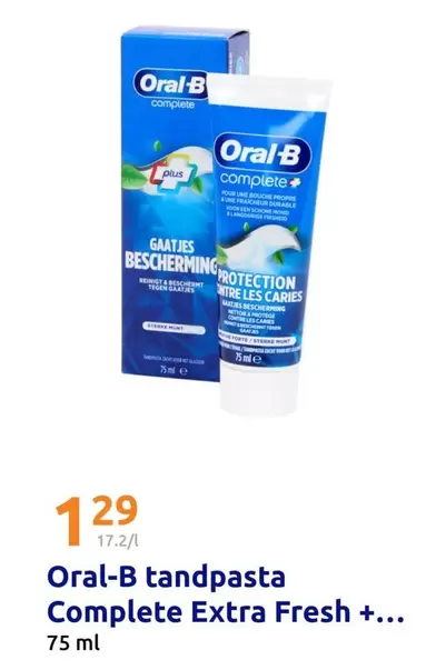 Oral-B - tandpasta Complete Extra Fresh +...