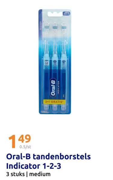 Oral-B - tandenborstels Indicator 1-2-3