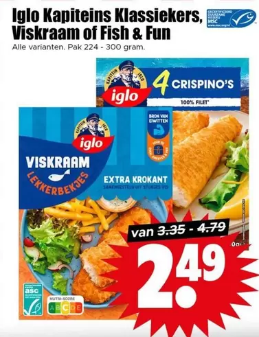 Fun - Kapiteins Klassiekers, Viskraam of Fish &