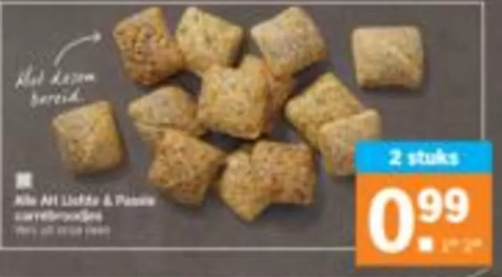Ah - Alle AH Lichte & Passie carrébroodjes
