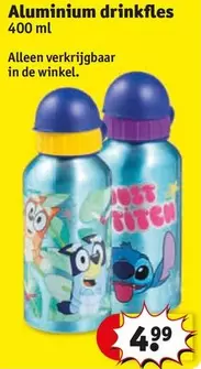 De - Aluminium drinkfles