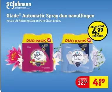 Duo - Automatic Spray duo navullingen