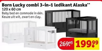 Alaska - combi 3-in-1 ledikant