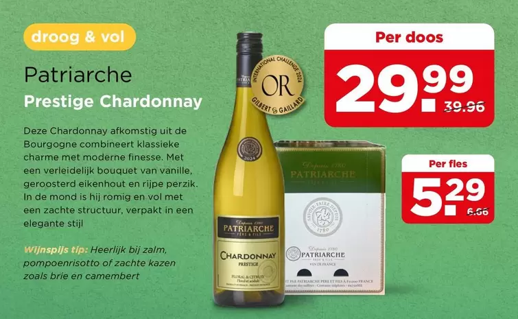 De - Prestige Chardonnay