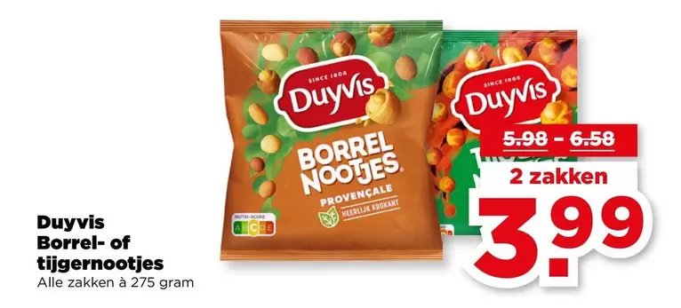 Borrel- of tijgernootjes