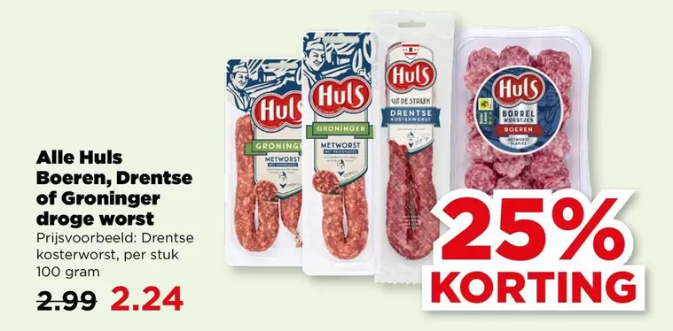 De - Boeren, Drentse of Groninger droge worst