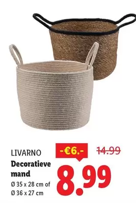Decoratieve mand