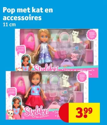 Pop -  met kat en accessoires