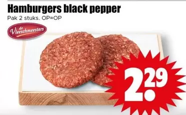 Pepper - Hamburgers black pepper