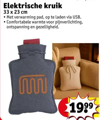 Op - Elektrische kruik