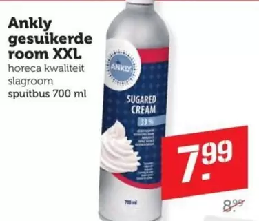 horeca - gesuikerde room XXL