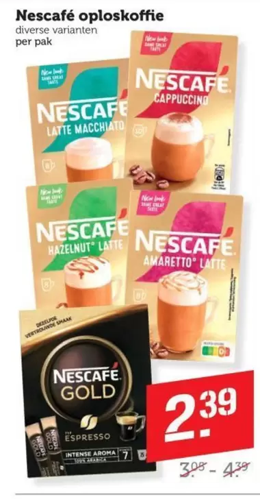 Nescafé - Oploskoffie